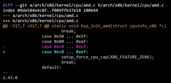 AMD Zen6阵容比预期更庞大!Linux补丁新增32款型号