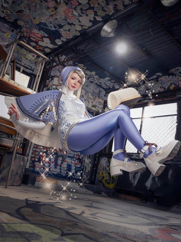 艾什莉体模cos《街头霸王6》英格丽德