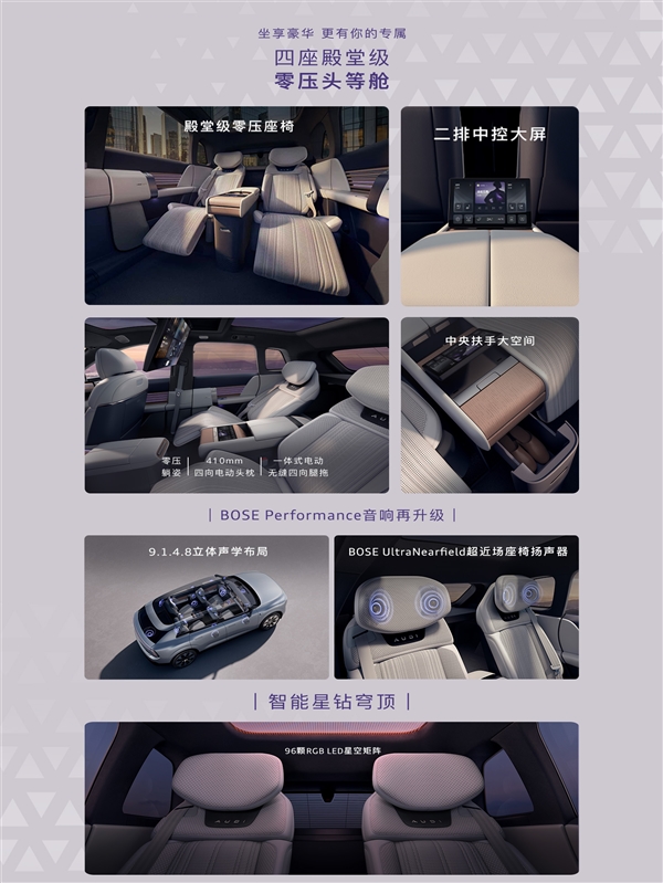 26.98万起 上汽奥迪E7X上市:起步100度电能跑705km