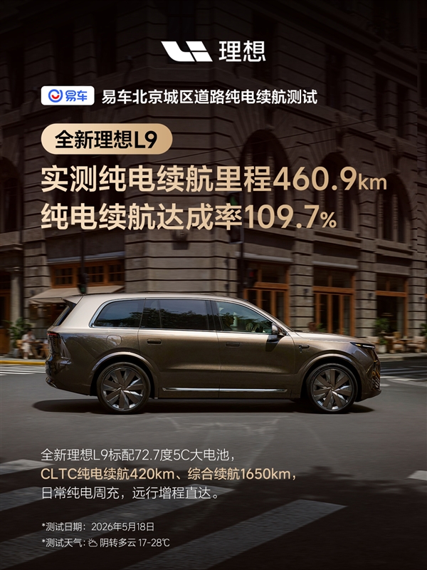 高速直播实测馈电油耗6L!李想:理想L9算不算地球上能耗最低的SUV