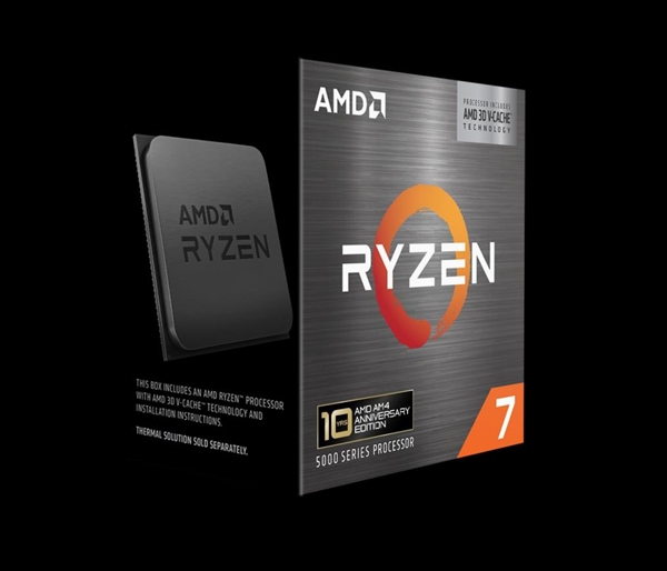 能打i9-14900K!AMD锐龙7 5800X3D十周年纪念版发布:售价2300+元