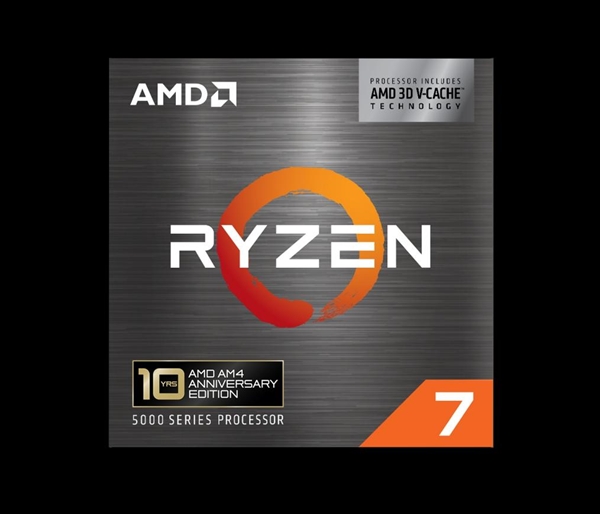 能打i9-14900K!AMD锐龙7 5800X3D十周年纪念版发布:售价2300+元