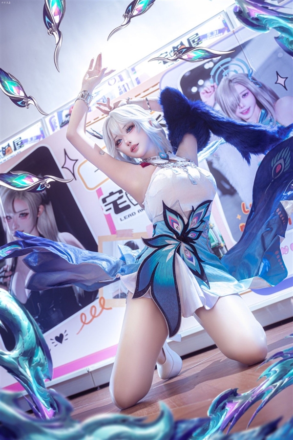 韩援Yasal小姐姐Cos厄运小姐美图 身材完美还原