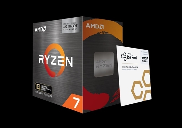 AMD锐龙7 5800X3D十周年版正式开售:2599元规格不变