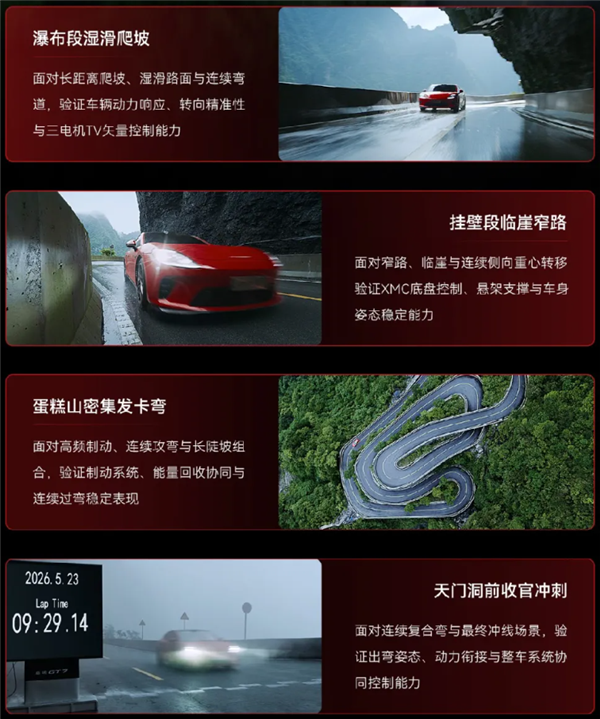 实测圈速9分29秒14!启境GT7拿下天门山99弯最速量产车称号