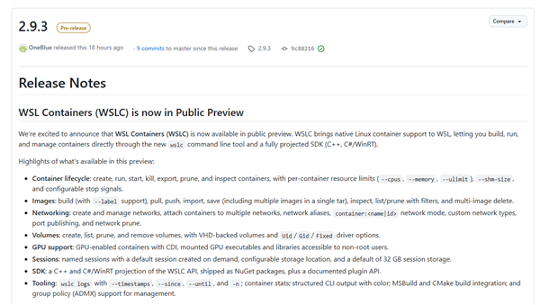 Windows终于支持原生跑Linux容器!微软WSLC公测发布:无需安装Docker