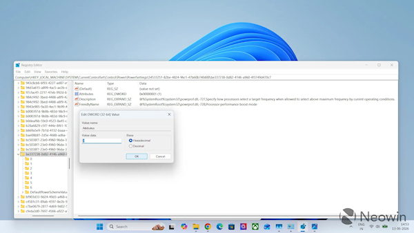 Windows 11竟然隐藏了7种CPU性能模式!只需修改注册表一个数 一键解锁电脑潜力