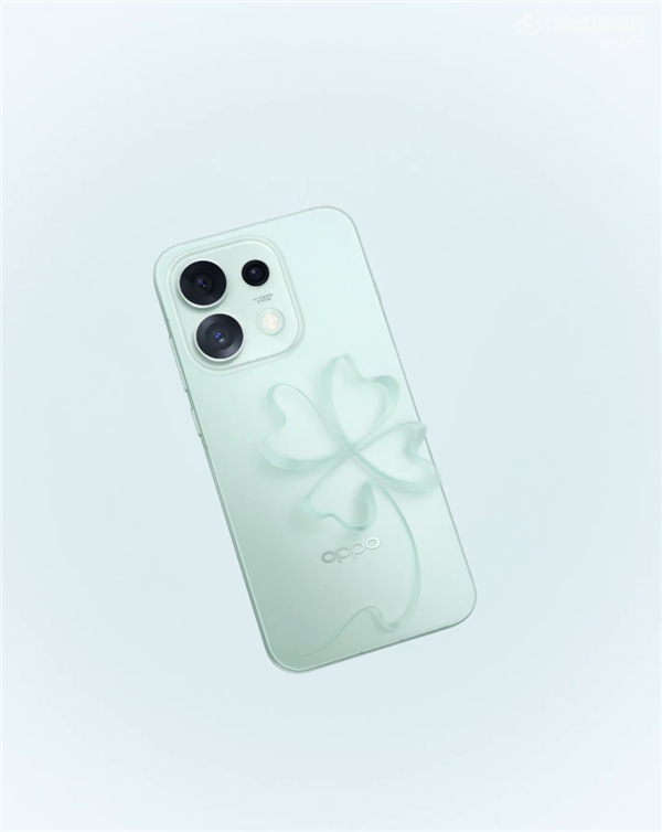 3299元起!OPPO Reno16全新半夏青配色开售:3D悬浮幸运草设计