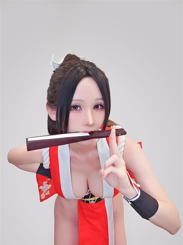 《剑星》体模Myboo COS不知火舞美图 热辣性感!
