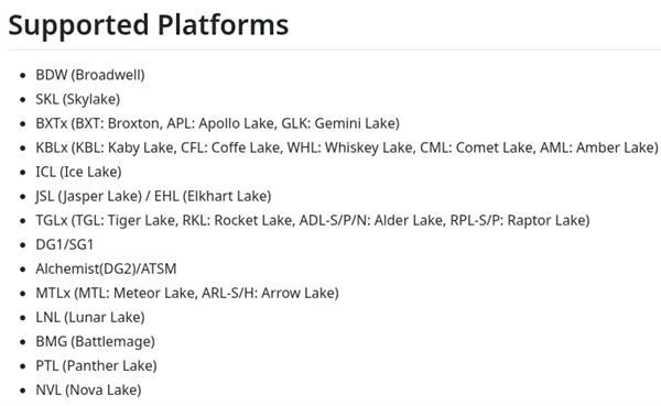 英特尔新驱动曝光Nova Lake新能力:AV1/HEVC/AVC编码全支持