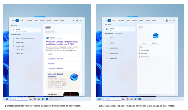 Windows 11搜索彻底变了!微软终于砍掉广告和网页结果:专注本地内容