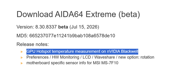 NVIDIA不想让你看的RTX 50热点温度:五款工具已绕过限制!