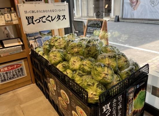 《大逃杀》男主的脸被印到包菜上 希望促进民众食欲