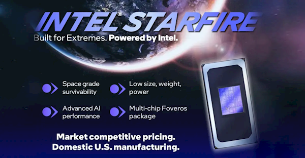Intel发布全新太空处理器Starfire