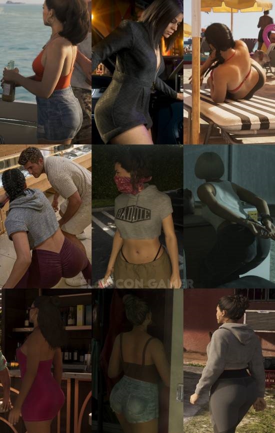 欧美身材对味!《GTA6》美女赏析:凹凸有致拉丁风情