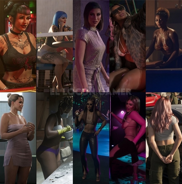 《GTA6》各美女图欣赏:更真实 接近照片级