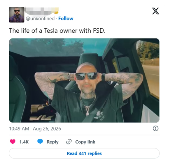 FSD开启后车主睡觉办公打玩游戏!特斯拉被指宣传过激