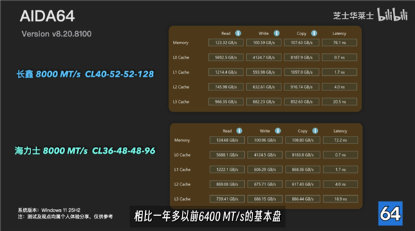 国产内存爆发!长鑫DDR5颗粒性能实测:与海力士旗舰差距不到1%