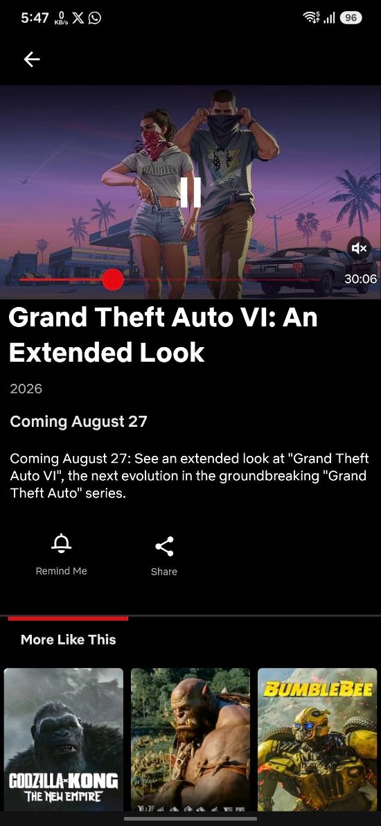 《GTA6》前瞻直播时长曝光!30分钟超长展示