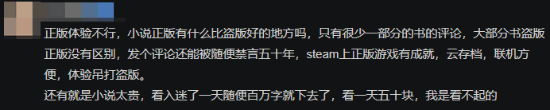 游戏盗版人人喊打 网文盗版却敢跳脸 玩家不解