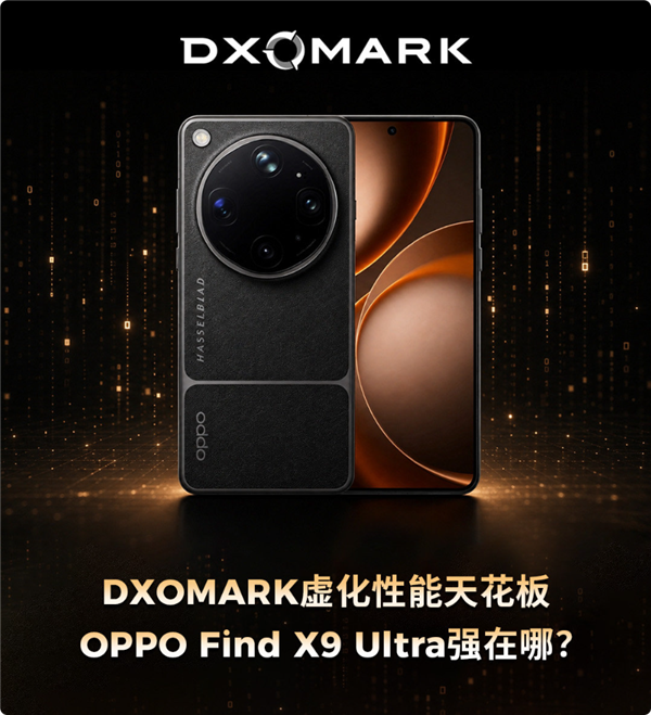 DXOMARK虚化榜单第一 OPPO Find X9 Ultra人像碾压苹果iPhone 17 Pro
