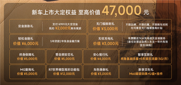 800V上车最远续航845km 上汽名爵MG 07上市:限时10.59万起