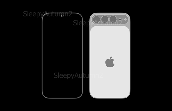 iPhone 20早期渲染图出炉:单挖孔+横置三摄 外观焕然一新