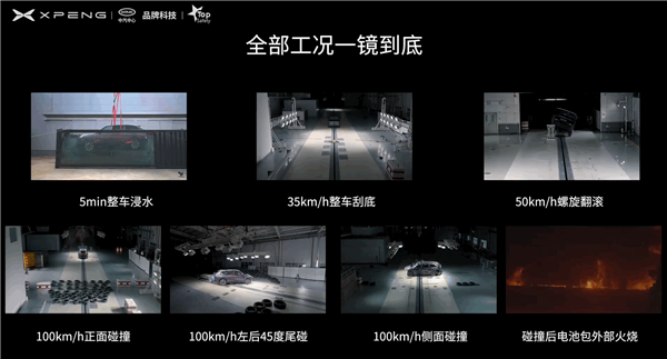小鹏G9L安全性有多强?先100km/h前后、侧碰 后火烧 极限测试全通关