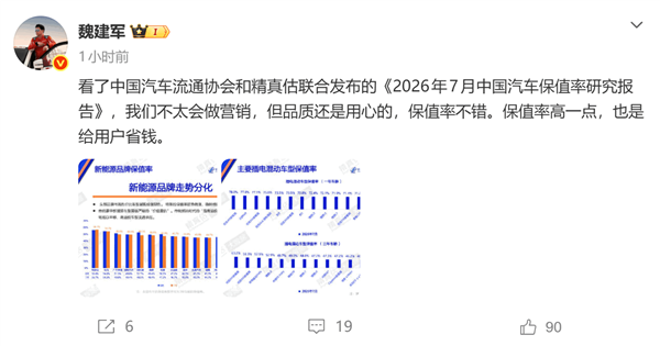 坦克车型插混保值率第一!魏建军:我们不太会营销 但品质用心了