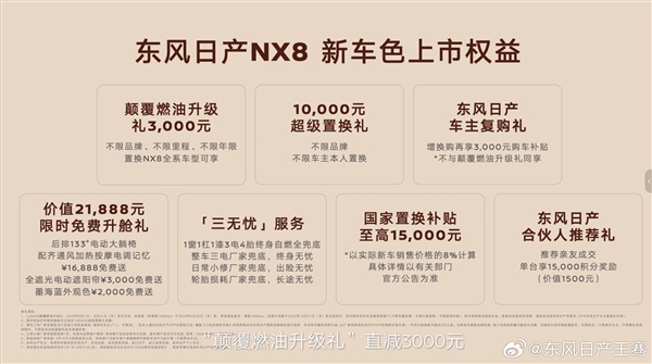灵感来自故宫城墙 东风日产NX8“喜柿橙意”限定色上新