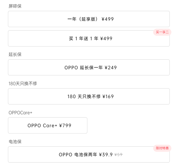 苹果、华为、小米、OV 到底谁家的Care+最厚道?