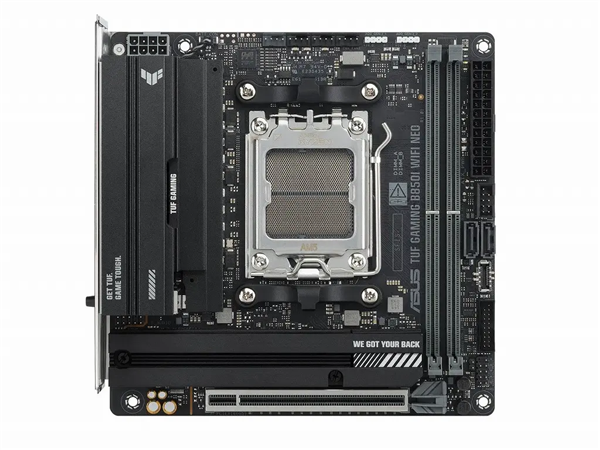 华硕推出TUF首款Mini-ITX主板!80A供电、DDR5-9600高频