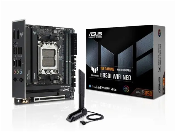 华硕推出TUF首款Mini-ITX主板!80A供电、DDR5-9600高频