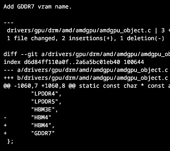 AMD偷偷给下一代显卡铺路!驱动已适配GDDR7:带宽直接翻倍
