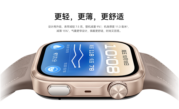2988元 华为WATCH D3开启预售:24小时动态血压监测、一键微体检