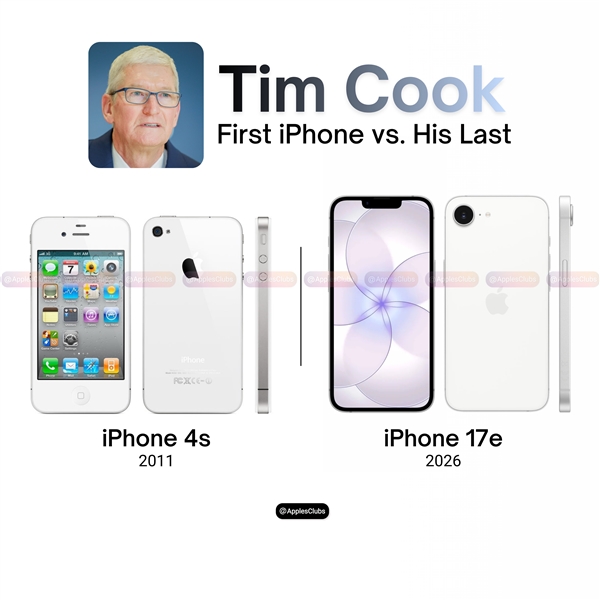 网友绷不住了:库克任期的第一台和最后一台iPhone都是60Hz刷新率