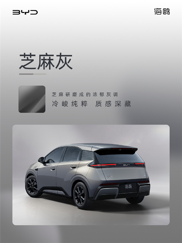 A0级纯电卷王换代!比亚迪二代海鸥10月20日上市:激光雷达、后驱全上车