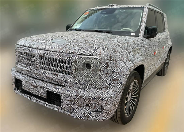 30万级硬派SUV!全新魏牌蓝山谍照曝光:方盒子造型配大联屏